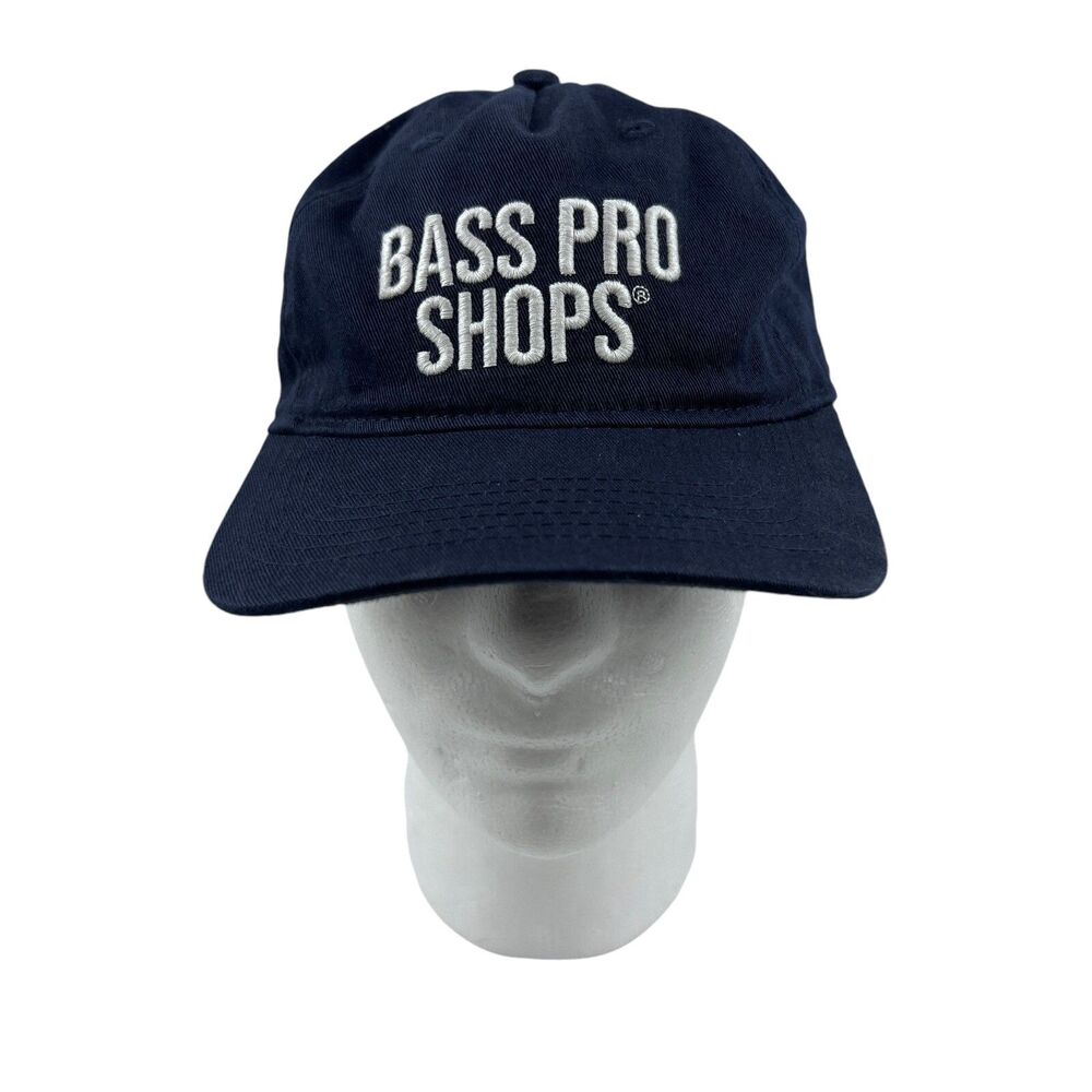 Bass Pro Shops Youth Blue Snapback Cap Hat Embroidered Logo